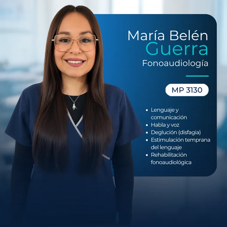 María Belén Guerra, fonoaudiología, MP 3130